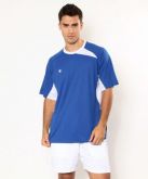 Camiseta Wilson Azul e Branca